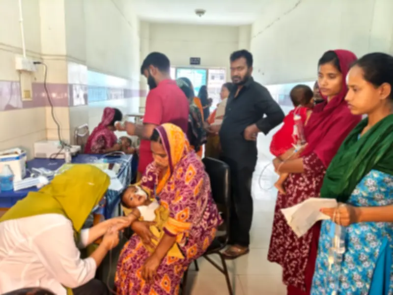 ময়মনসিংহ মেডিকেলে হামের লক্ষণ নিয়ে ৮৭ শিশু ভর্তি, নতুন ১৯ শিশু সংক্রমিত