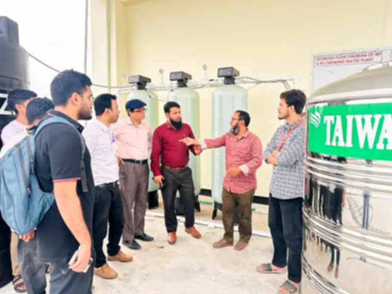 রুয়েটের আবাসিক হলে চালু হলো আরও প্ল্যান্ট, আয়রনযুক্ত পানির সমস্যা সমাধানের উদ্যোগ