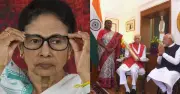 মমতা-মোদি বাগযুদ্ধে নতুন মাত্রা: রাষ্ট্রপতির সম্মান নিয়ে ছবি নিয়ে পাল্টা আক্রমণ
