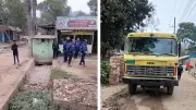 চট্টগ্রামের জঙ্গল সলিমপুরে যৌথ বাহিনীর অভিযান: রাস্তায় ট্রাক, ভাঙা কালভার্ট
