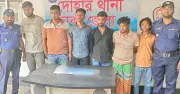 দোহারে পুলিশের অভিযানে ৬ মাদক ব্যবসায়ী গ্রেপ্তার, উদ্ধার ৩৫০৫ ইয়াবা