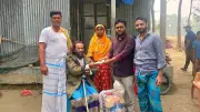 ঈশ্বরগঞ্জ বন্ধুসভার মানবিক উদ্যোগ: অসুস্থ দুজনের চিকিৎসায় সহায়তা ও ঈদ উপহার