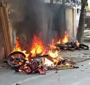 গফরগাঁওয়ে বালু উত্তোলন বিরোধে ছাত্রদল নেতার মোটরসাইকেল পোড়ানো, পদচ্যুত