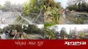 লক্ষ্মীপুরের রায়পুরে বাঁশের সাঁকোয় ৩০ হাজার মানুষের ঝুঁকিপূর্ণ যাতায়াত