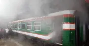 মৌলভীবাজারে উপবন এক্সপ্রেসে অগ্নিকাণ্ড: সিলেটের সঙ্গে সারাদেশের রেল যোগাযোগ বন্ধ