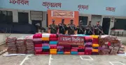 বিজিবির অভিযানে সাড়ে ৩ কোটি টাকার ভারতীয় শাড়ি ও চশমা জব্দ