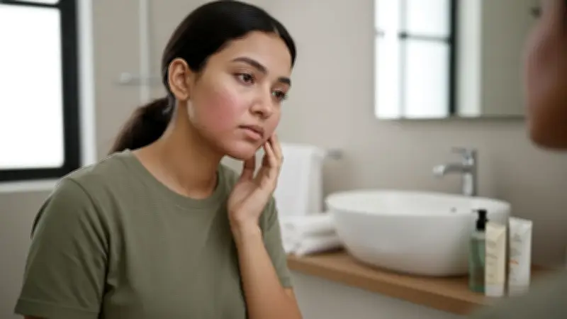 বাদামি ত্বকে রোসেশিয়া: লালচে ভাবের আড়ালে জটিল প্রদাহের রহস্য