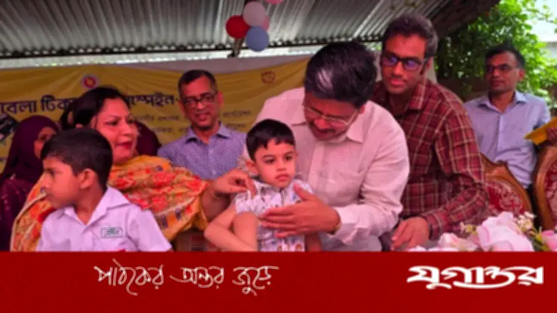 গাজীপুরে শুরু হলো হাম-রুবেলা টিকাদান ক্যাম্পেইন, লক্ষাধিক শিশুকে টিকা প্রদানের লক্ষ্য