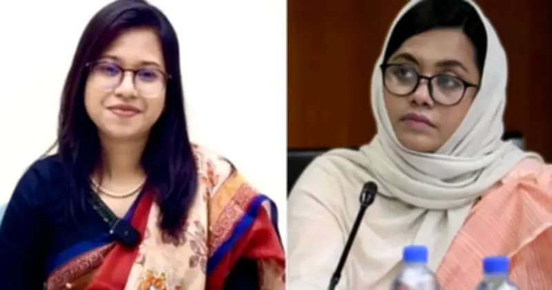 ত্রয়োদশ সংসদে সংরক্ষিত নারী আসনে এনসিপি থেকে মনোনয়ন পেলেন মনিরা শারমিন ও মাহমুদা আলম মিতু