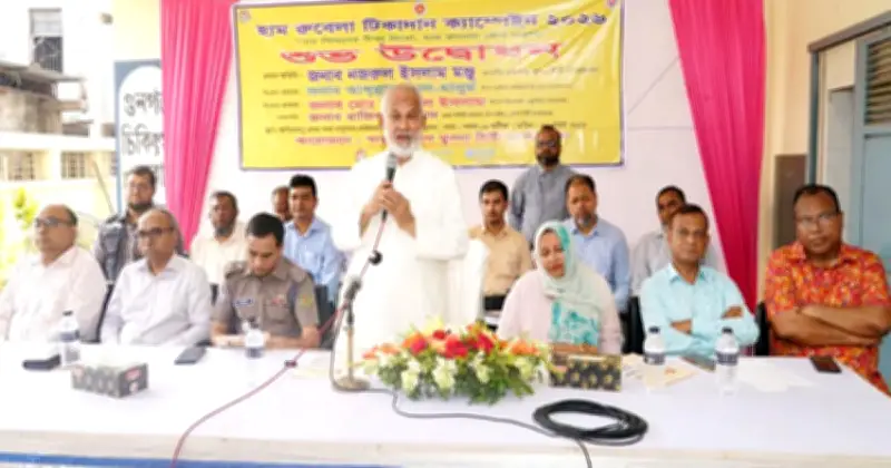 দেশব্যাপী শুরু হলো হাম-রুবেলা টিকা অভিযান, লক্ষ্য ১.৮ কোটি শিশু