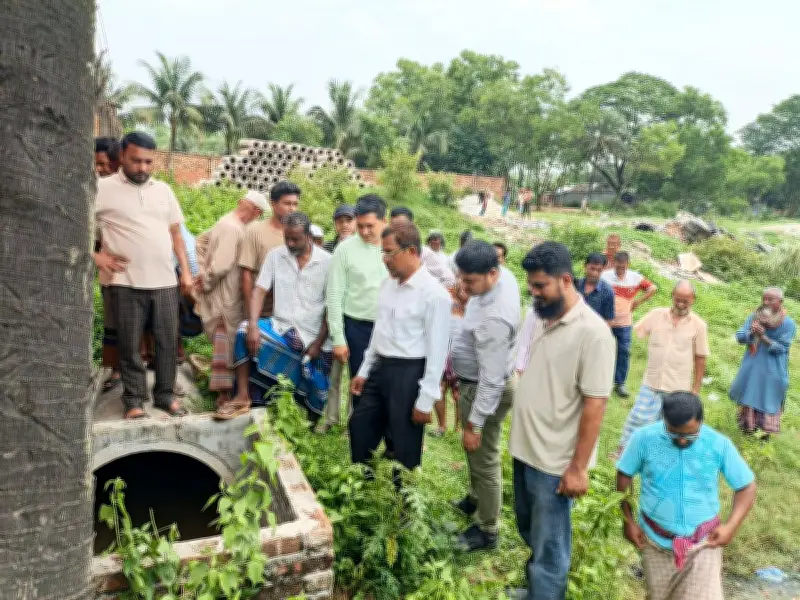 ভালুকায় পরিবেশ আইন লঙ্ঘনকারী পোশাক কারখানার বর্জ্য পাইপলাইন বন্ধ