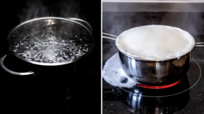 দুধ গরম করলে কেন উপচে পড়ে, কিন্তু পানি ফোটানোর সময় এমন হয় না?