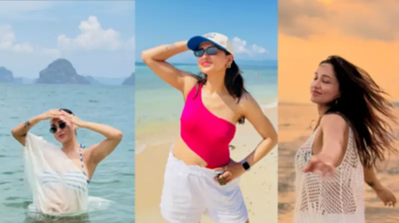 সমুদ্রে একাকী অবকাশ: মিমি চক্রবর্তীর স্টাইলিশ বিচ লুকের ঝলক