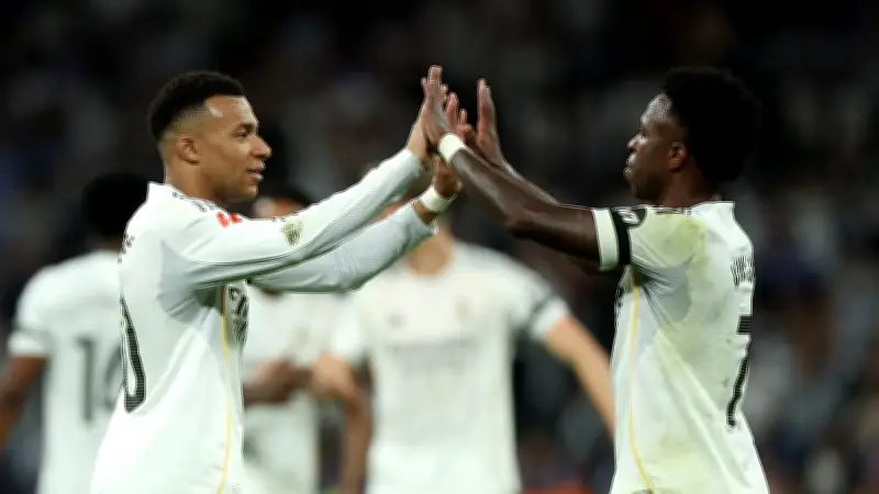 রিয়াল মাদ্রিদের জয়ে এমবাপ্পে ও ভিনিসিয়ুসের গোল, লা লিগা শিরোপার দৌড়ে পয়েন্ট ব্যবধান কমল