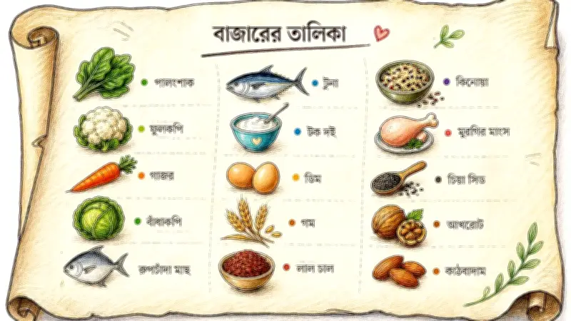 হার্ট সুস্থ রাখতে বাজারের তালিকায় রাখুন এই পুষ্টিকর খাবারগুলো