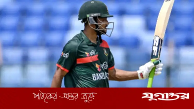 শান্ত-লিটন জুটিতে বাংলাদেশের লড়াকু সংগ্রহ ২৬৫ রান