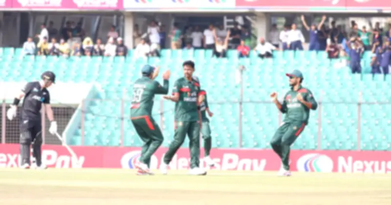 নিউজিল্যান্ডের বিপক্ষে জয়ের পথে বাংলাদেশ