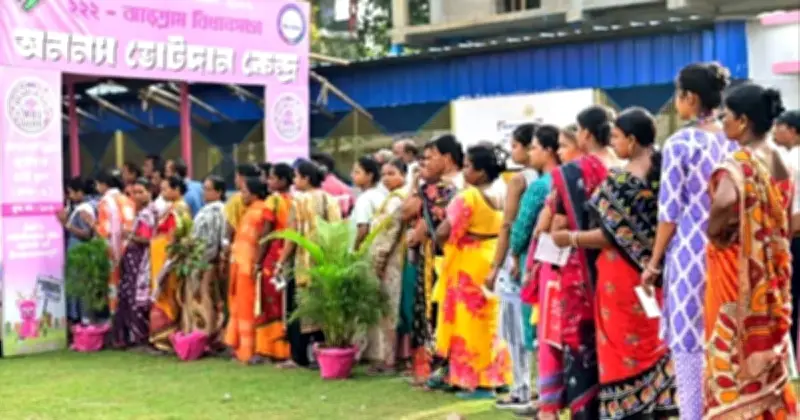 পশ্চিমবঙ্গে প্রথম দফায় ভোটের রেকর্ড ৯১.৫২%, সহিংসতার অভিযোগ