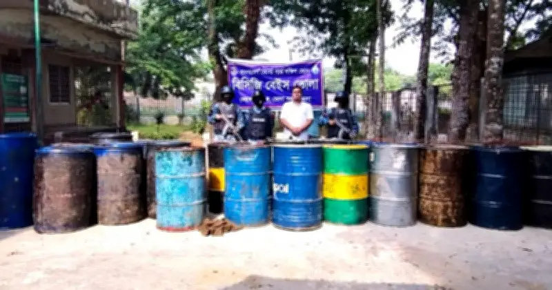 ভোলায় অবৈধ জ্বালানি ও ভেজাল তেল জব্দ, মূল্য পাঁচ লাখ টাকা