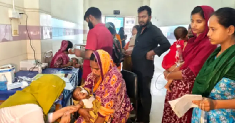 ময়মনসিংহে হাম আক্রান্ত শিশুর সংখ্যা বেড়ে ৯০