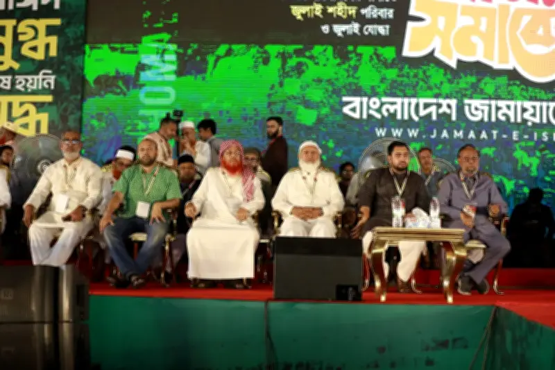 জামায়াতের সমাবেশে শফিকুর রহমানের বিএনপি সমালোচনা