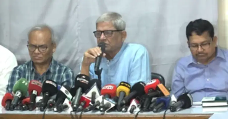 জামায়াত সুস্থ চিন্তা করতে পারে না: মির্জা ফখরুল