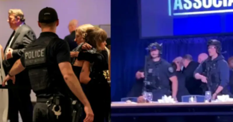 ওয়াশিংটনে নৈশভোজে গুলি, ট্রাম্প নিরাপদ, গ্রেপ্তার সন্দেহভাজন