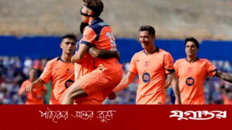 ৬ বছর পর হেতাফের মাঠে জিতে শিরোপার আরও কাছে বার্সেলোনা