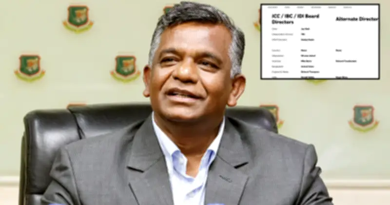 আইসিসির তালিকায় এখনো বিসিবির সাবেক সভাপতি বুলবুল