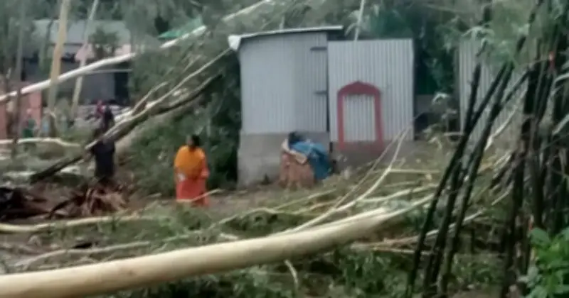 সিরাজগঞ্জে কালবৈশাখী ঝড়ে গৃহবধূর মৃত্যু