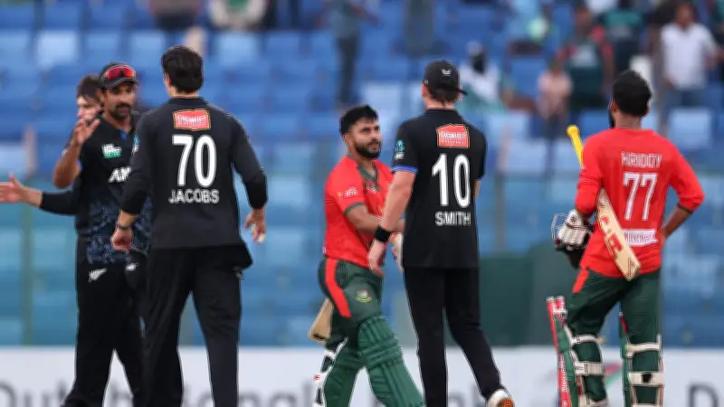 হৃদয়-শামীমের ঝড়ো ব্যাটিংয়ে নিউজিল্যান্ডকে হারাল বাংলাদেশ