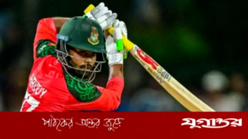 ঝোড়ো ইনিংস খেলে ম্যাচসেরা তাওহীদ হৃদয়