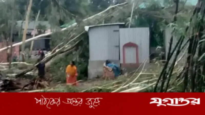 উল্লাপাড়ায় কালবৈশাখী ঝড়ে নারী নিহত, ব্যাপক ক্ষয়ক্ষতি