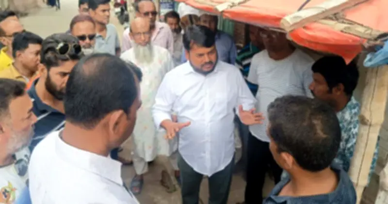 বরনালী মোড় থেকে হেতেম খান বড় মসজিদ পর্যন্ত সড়ক দ্রুত শেষের নির্দেশ