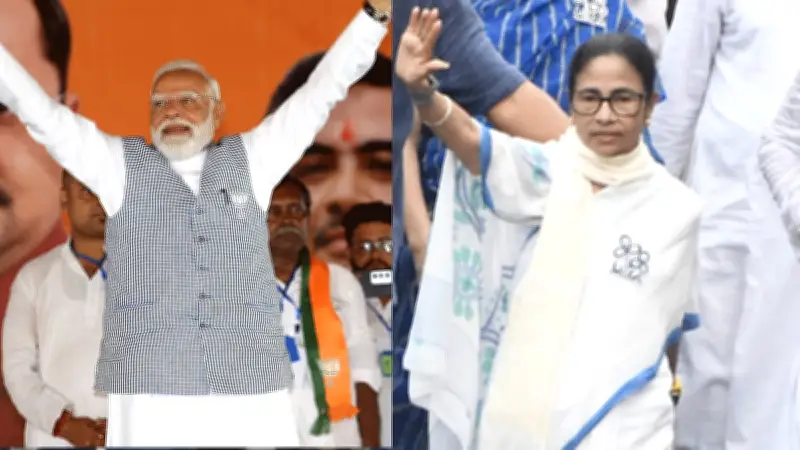 পশ্চিমবঙ্গ নির্বাচন: শেষ দিনে মোদি-মমতার চ্যালেঞ্জ