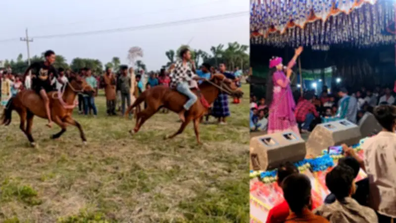 ঐতিহ্যবাহী ঘোড়া দৌড় মেলায় দর্শনার্থীর ঢল