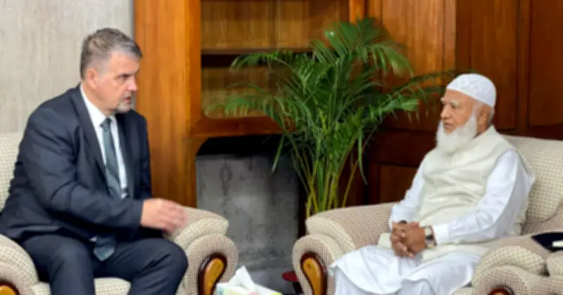 জামায়াতের আমিরের সঙ্গে ইইউ প্রতিনিধি দলের বৈঠক