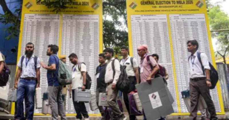 পশ্চিমবঙ্গে দ্বিতীয় দফায় ভোট, মমতা-শুভেন্দু ডুয়েল