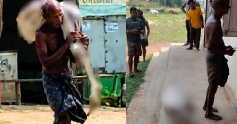 মৃত বোনের কঙ্কাল কাঁধে ব্যাংকে ভাই, টাকা তুলতে হাজির