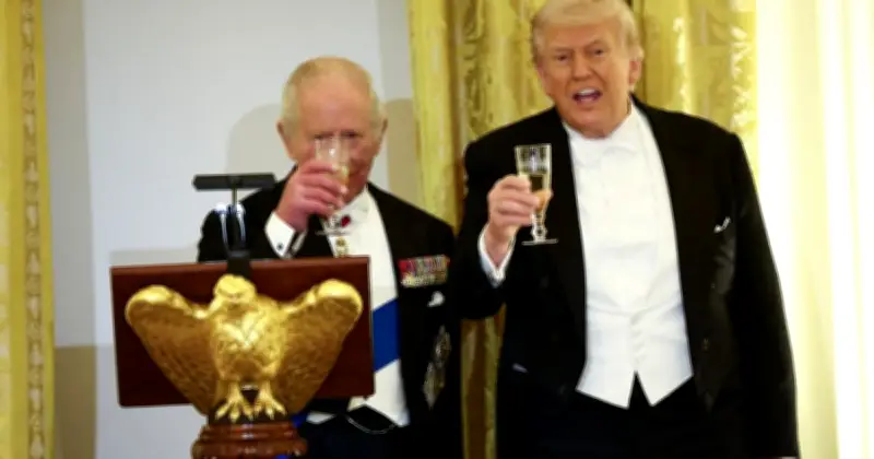 কিং চার্লসের কটাক্ষ: ট্রাম্পকে ফরাসি ভাষা শোনানোর হুমকি