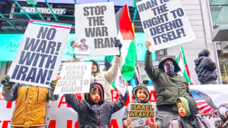 ইরান যুদ্ধ বন্ধে বিশ্বজুড়ে যুক্তরাষ্ট্র-ইসরায়েলবিরোধী বিক্ষোভ