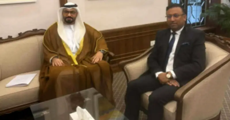 প্রধানমন্ত্রীর উপদেষ্টার সাথে আরব আমিরাতের রাষ্ট্রদূতের সাক্ষাৎ