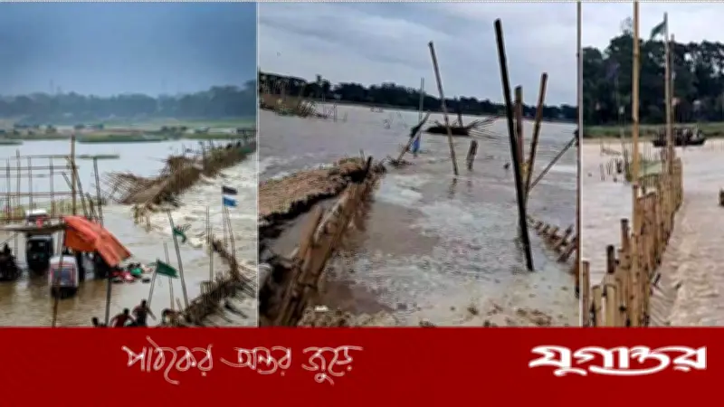 পাহাড়ি ঢলে পানি বাড়ছে, দ্রুত ধান কাটার আহ্বান