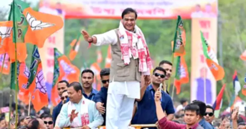 আসামে এনডিএর বড় জয়ের পূর্বাভাস বুথ ফেরত জরিপে