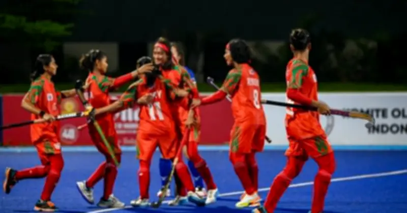 এশিয়ান গেমস বাছাইয়ে নারী হকির ঐতিহাসিক রুপালি জয়
