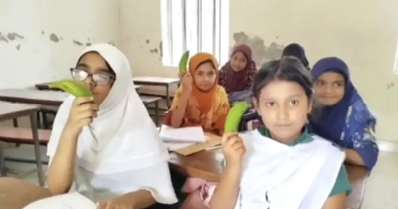 ফরিদপুরে কাঁচা কলা বিতরণের ঘটনায় শিক্ষক বরখাস্ত