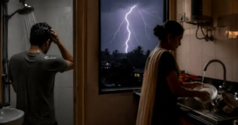 বজ্রপাতে মৃত্যু বাড়ছে: ঘরের ভেতরেও গোসল ও থালা ধোয়া বিপজ্জনক