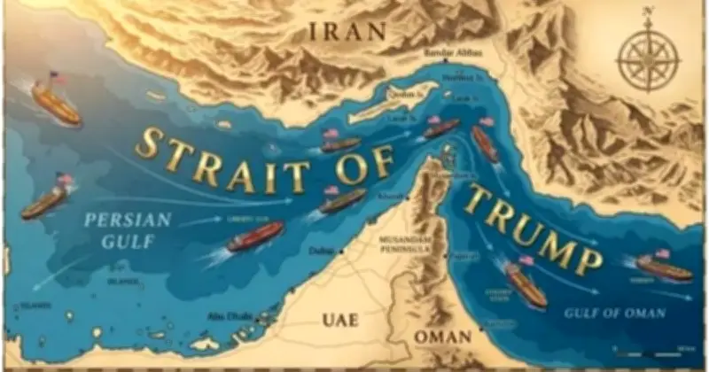 হরমুজ প্রণালির নাম বদলে ‘ট্রাম্প প্রণালি’ রাখলেন মার্কিন প্রেসিডেন্ট