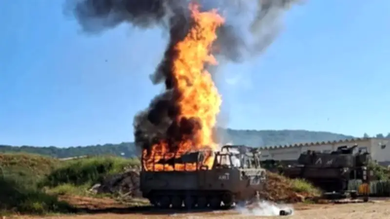 হিজবুল্লাহ ড্রোন হামলায় ইসরায়েলের ১২ সেনা আহত