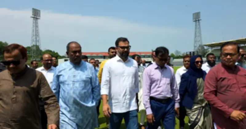 সিলেট স্টেডিয়ামের জরাজীর্ণ অবস্থায় প্রতিমন্ত্রীর ক্ষোভ, সংস্কারের নির্দেশ